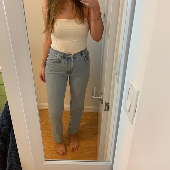 Cynthia High Rise Straight Jeans size 28 color TAHOE - Picture 2 of 2